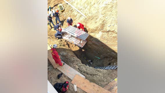 Construction worker trapped in Paulding County trench rescued