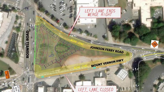 Major road project in Sandy Springs kicks off Wednesday morning