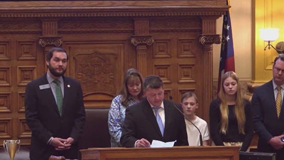 Laken RiIey's father hopes Georgia senators will protect citizens from 'illegal invasion'