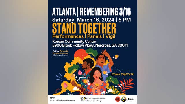 Remembering 3/16: Gathering planned to remember Atlanta spa shootings