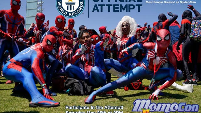 MomoCon set to swing into action with Spider-Man Guinness World Records attempt