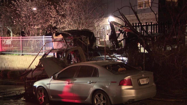 Crews investigating fire at car lot near Atlanta's Adair Park neighborhood