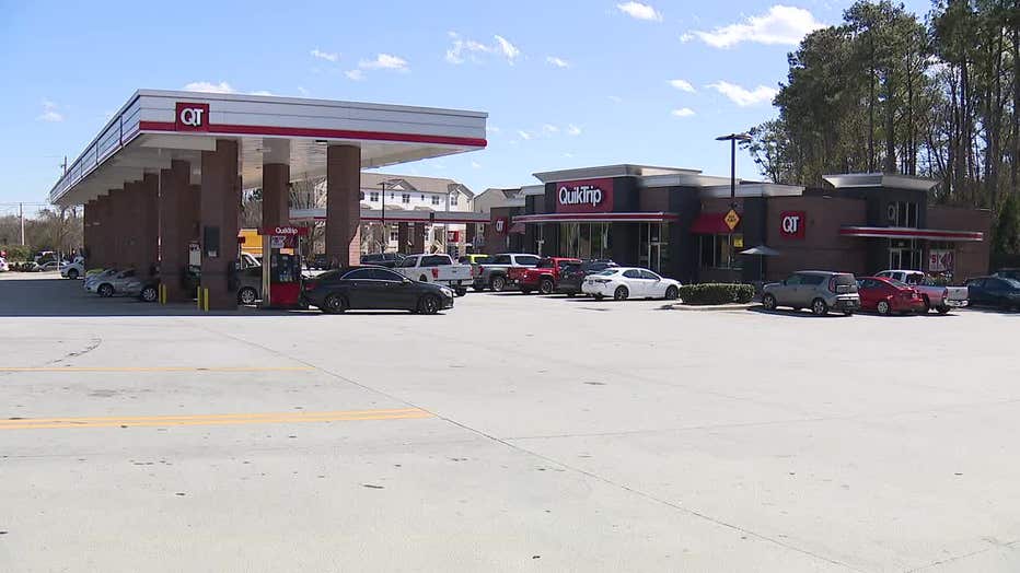 Chamblee police are investigating a shooting at the QuikTrip along Chamblee Tucker Road near Interstate 85 on March 18, 2024.