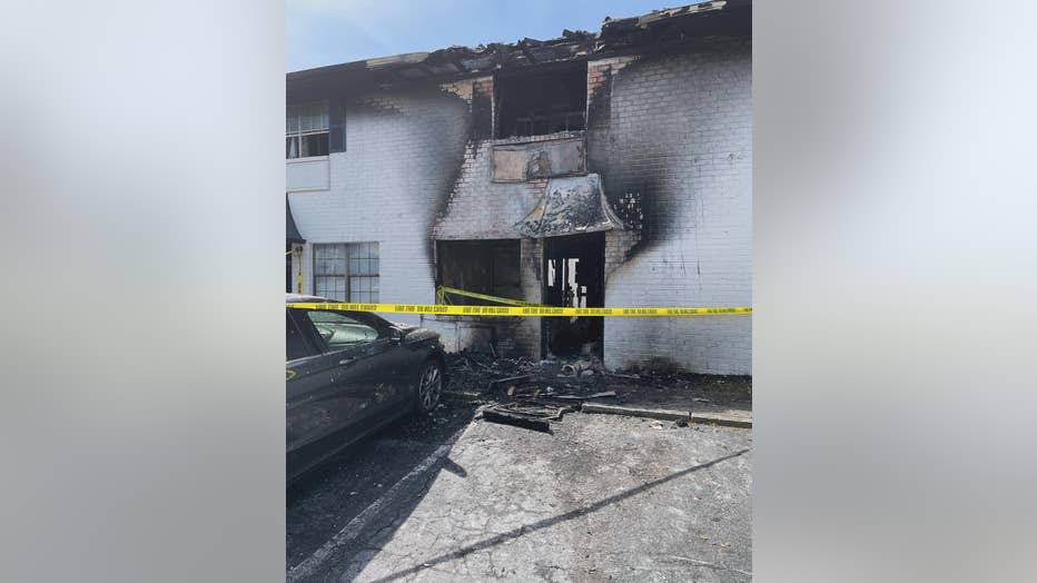 Firefighters believe a grease fire was the cause of an apartment blaze which left 14 people homeless in Mableton on March 31, 2024.