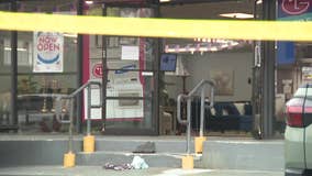 Suspect dead, man shot outside Buckhead furniture store in critical condition