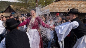 Men dump water on women in this longstanding Easter Monday tradition