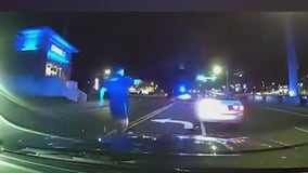 VIDEO: Sandy Springs police say DUI suspect driving on tire rim