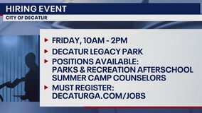 City of Decatur hosting hiring event for parks and rec jobs this summer