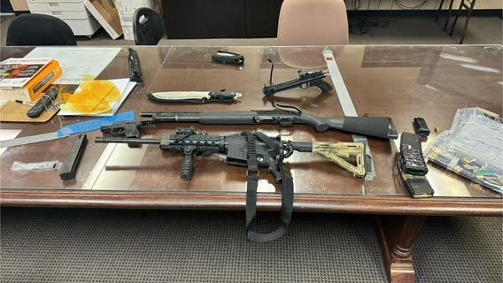 3 minors arrested for burglary, stolen car found with guns, knife and crossbow