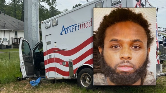 Clayton County: Stolen ambulance chase leads to crash near Tara Boulevard, Dixon Road