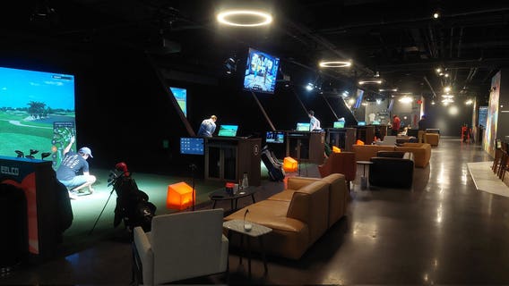 Getting in the Masters mood at Midtown’s Five Iron Golf