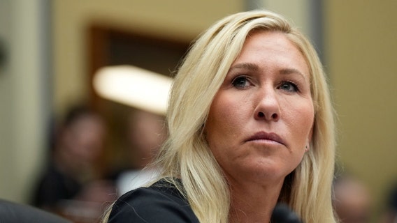 Marjorie Taylor Greene standing by eclipse, NE earthquake comments