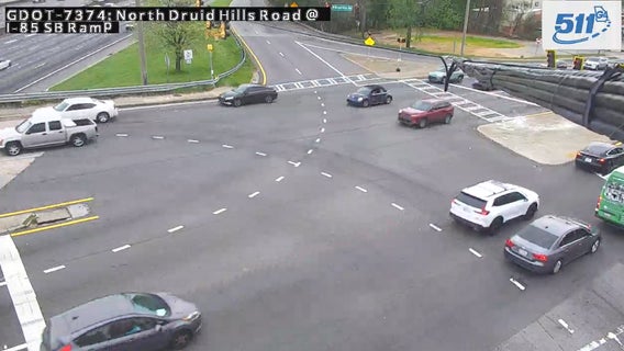 Overnight closure on I-85 at North Druid Hills begins Friday