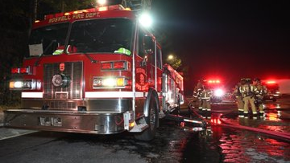 Roswell warehouse fire under investigation