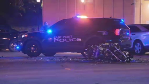 Wreck involving motorcycle in East Point