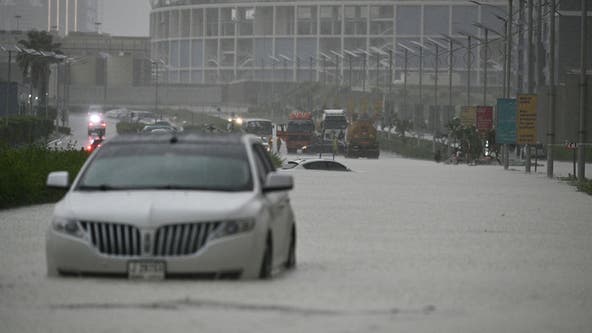 Heavy rains lash UAE and surrounding nations as the death toll in Oman flooding rises to 18