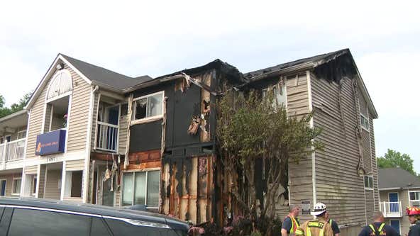 Firefighters respond to blaze at InTown Suites in Norcross