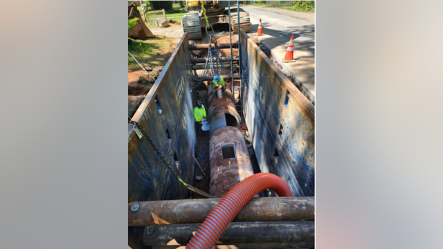 Repairs completed on McLendon Drive water main leak in DeKalb County