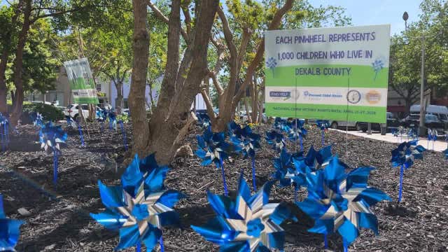 DeKalb County pinwheel garden raises awareness for Child Abuse Prevention Month
