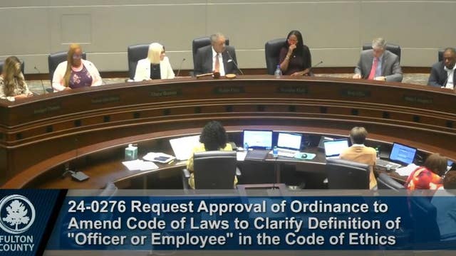 Fulton County commissioners vote to update ethics, anti-nepotism policies