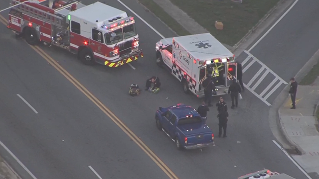 Pedestrian struck on Hamilton E Holmes Drive in northwest Atlanta