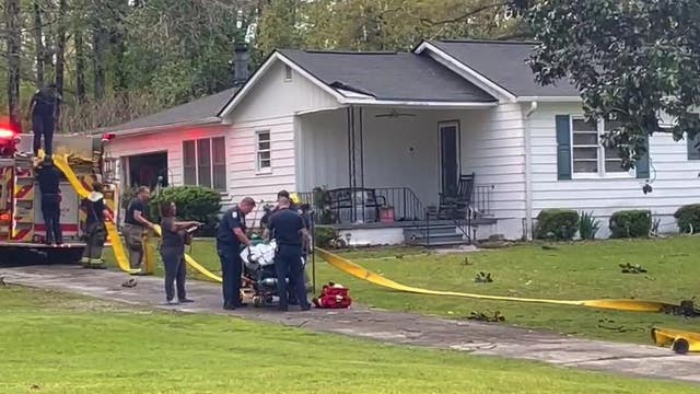 Firefighters respond to house fire in Rockdale County