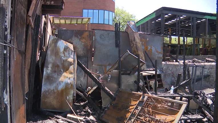 The owner of Dat Fire Jerk Chicken pledges to rebuild after a fire over the weekend.