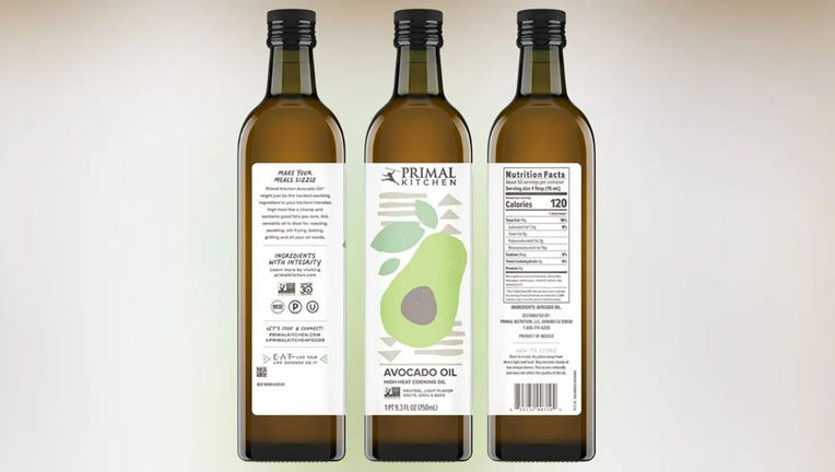 Primal Kitchen recalls thousands of bottles of avocado oil. (Credit: FDA)