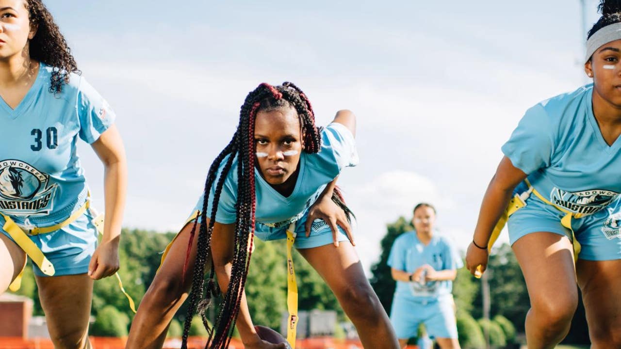 Georgia leaders, Falcons push for girls flag football in high schools