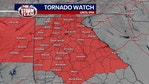 LIVE WEATHER BLOG: Tornado Watch issued for north Georgia, school districts cancels classes