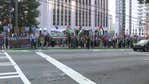 Pro-Palestine protest outside Israeli Consulate in Midtown Atlanta
