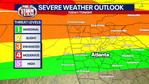 Severe storms continue to push into north Georgia