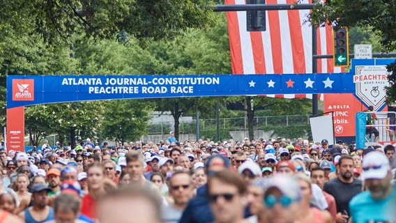 Peachtree Road Race prompts major road closures in Atlanta