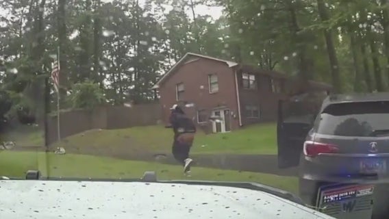 Peachtree City chase ends in suspect's bizarre hide-and-seek caught on pet cam