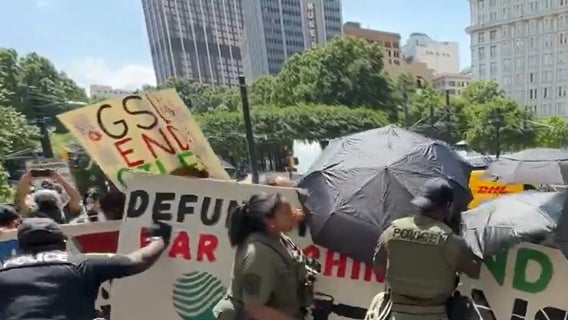 Pro-Palestine protest erupts at Georgia State University