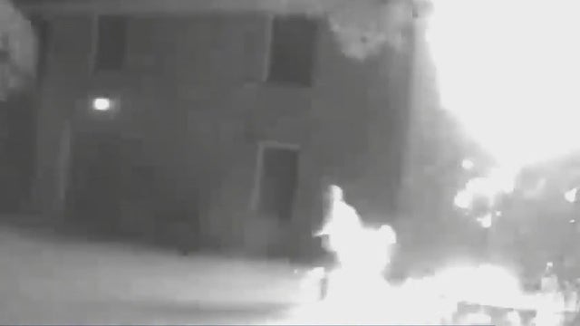 Man, daughter lucky to be alive after arsonist firebombs home