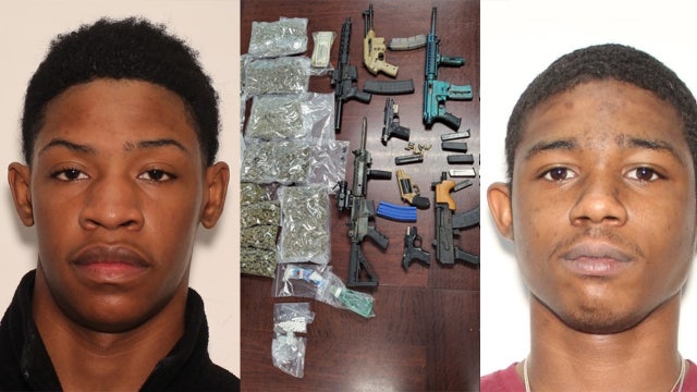 2 men caught with drugs, stolen guns, and dogs at Atlanta home, police say