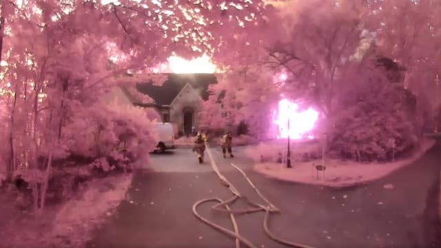 Firefighters injured battling massive blaze at Forsyth County home