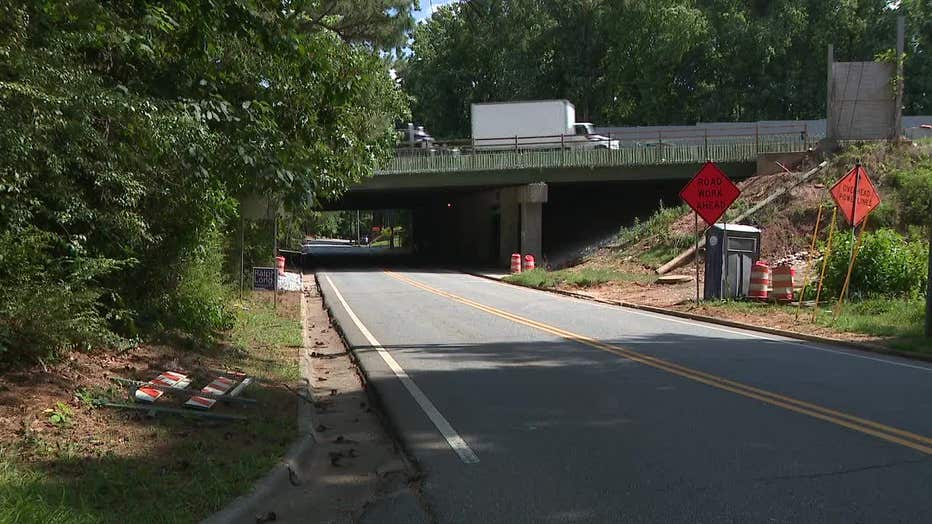 Long Island Drive at I-285 will be closed starting May 31, 2024, through the weekend.