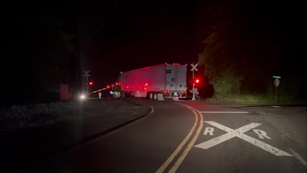 Video: Driver Escapes Moments Before Train Smashes Into Truck In Bartow ...