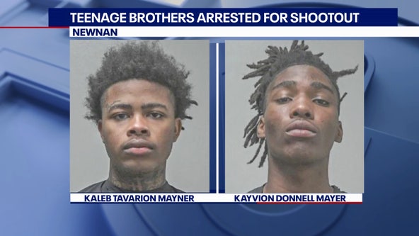 Teen brothers arrested for shootout at Newnan apartment complex