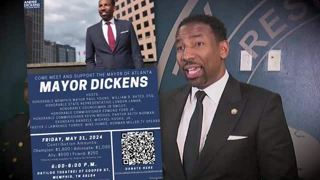 Where was Atlanta's mayor during the first 24 hours of water crisis?