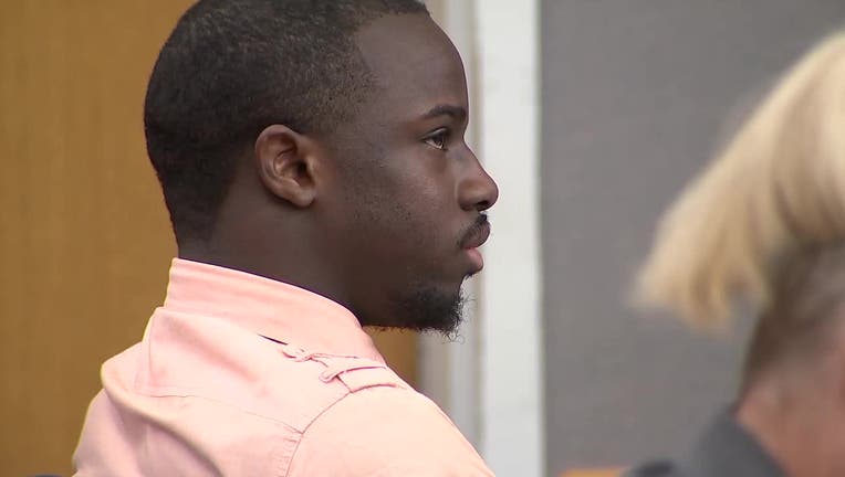Former Doraville Police Officer Miles Bryant, accused in the murder of 16-year-old Susana Morales in July 2022, sits in a Gwinnett County courtroom listening to testimony on June 7, 2024.