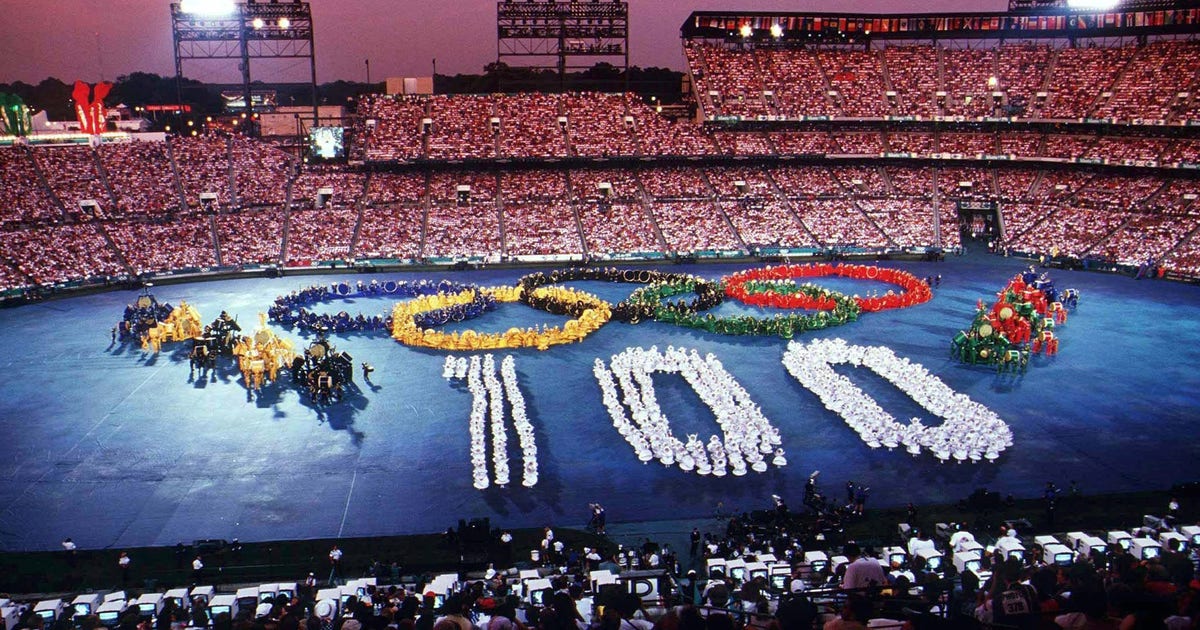 Ceremonia inaugural de los Juegos Olímpicos de Atlanta 1996 en el estadio