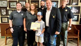 Georgia 11-year-old honored with award for saving grandfather's life