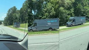 Amazon fires delivery driver caught speeding down Georgia sidewalk