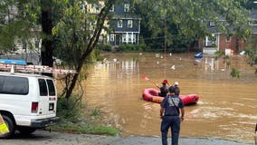 Flash flooding: Neighborhood under water, trees down, I-285 snarled by clogged drains