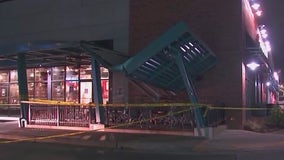 Car crashes into patio at Bad Daddy's Burger Bar in Decatur