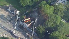 Historic building on Ponce de Leon in Midtown Atlanta catches fire again