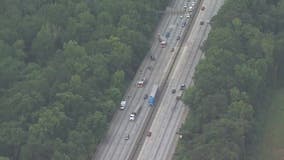 I-85NB closed near MLK Drive after crash Wednesday morning